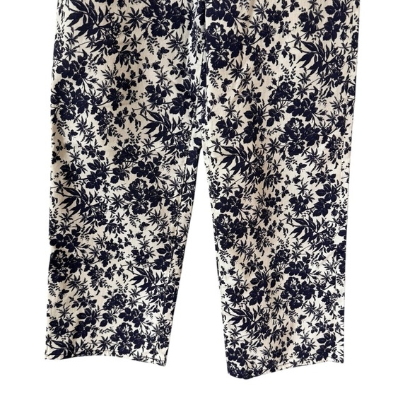 NWT J. Crew Slim Wide-Leg Jean in Floral Toile Print Size 27 - Picture 7 of 12